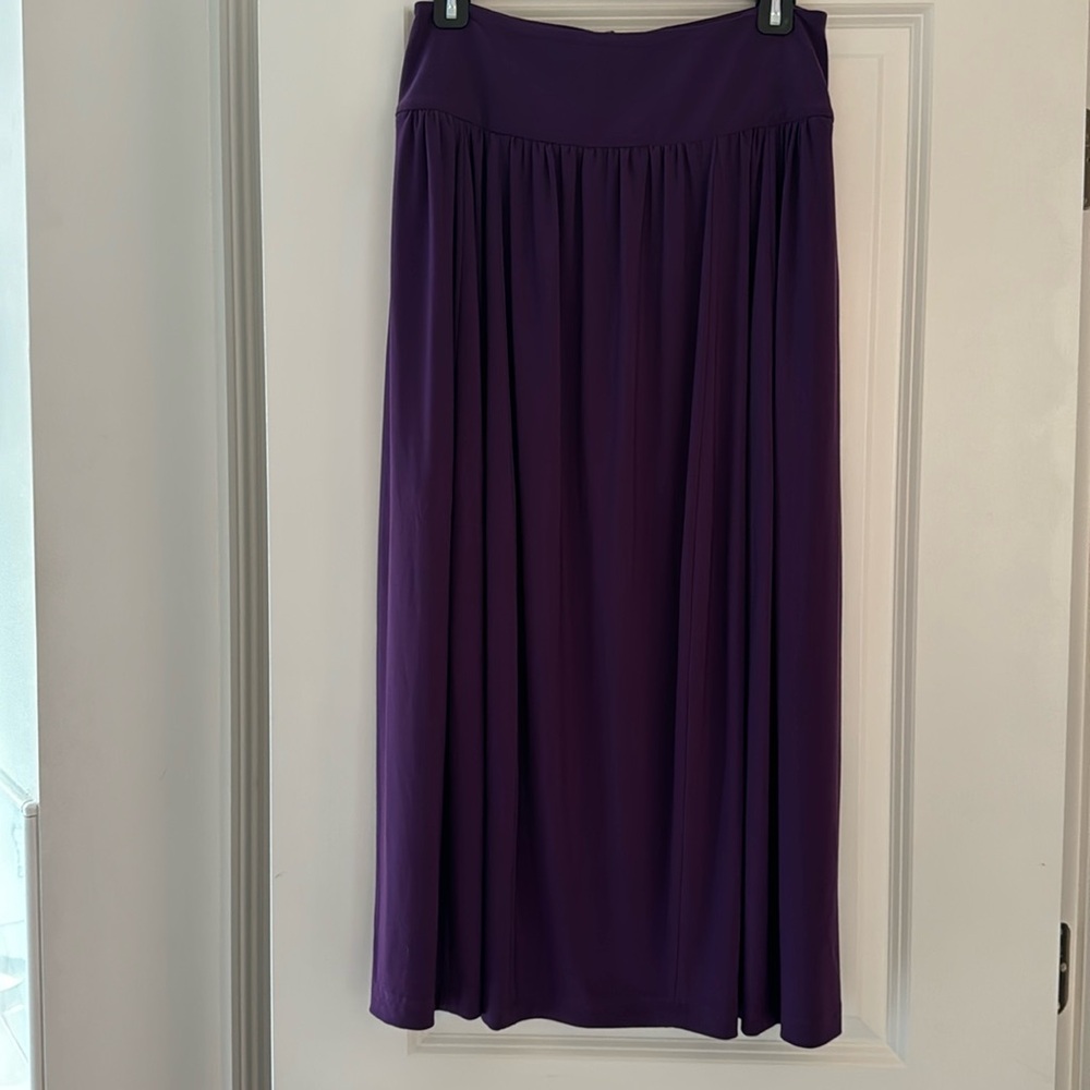 NWT jersey purple Tibi skirt